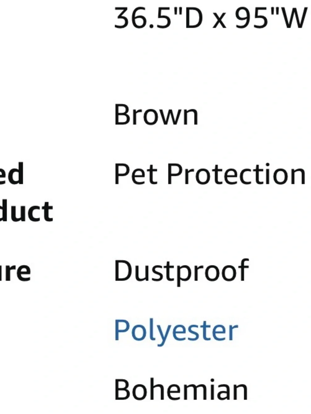 Brown Chenille Waterproof Washable Pet Sofa Cover for Dogs - Durable
